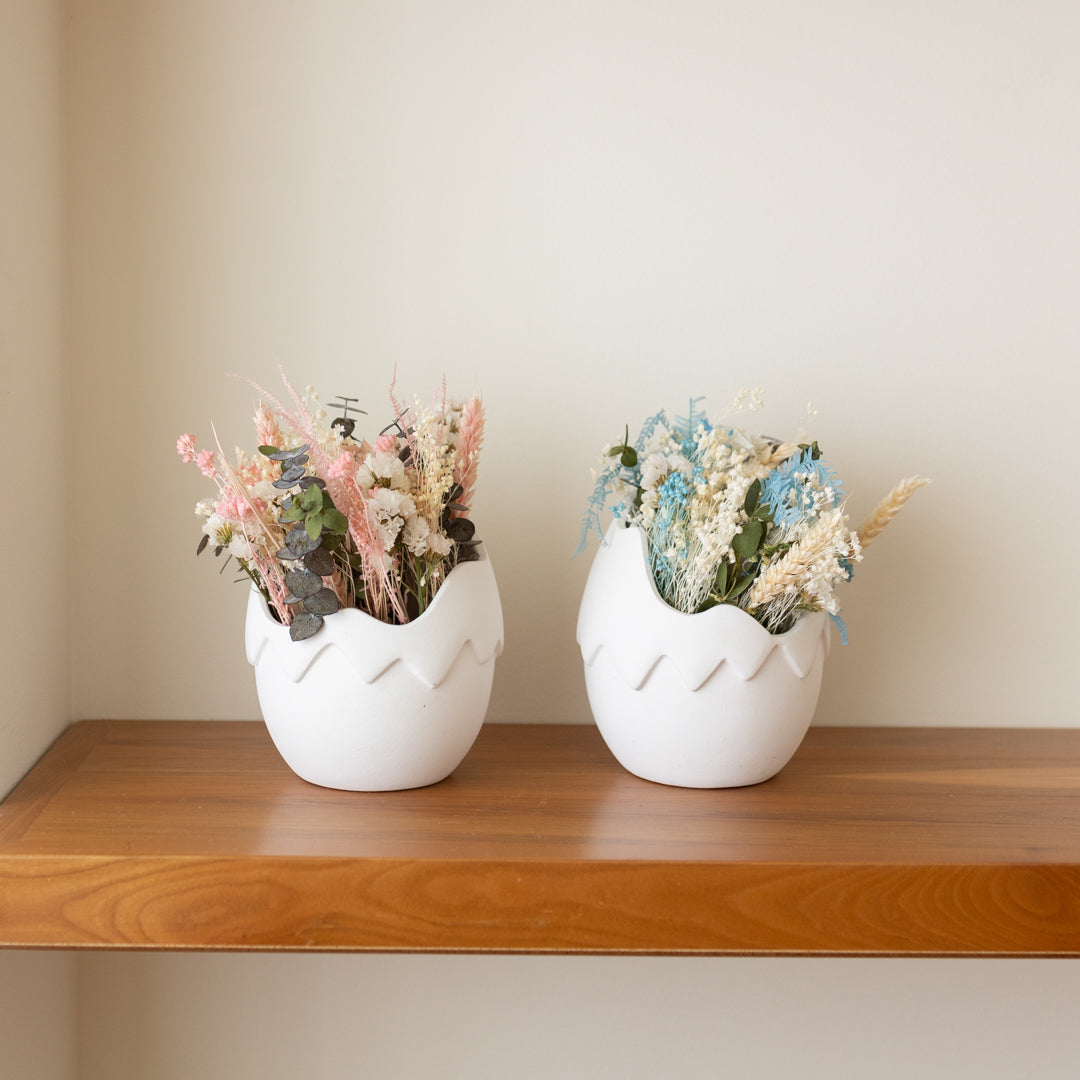 Huevo con Flores