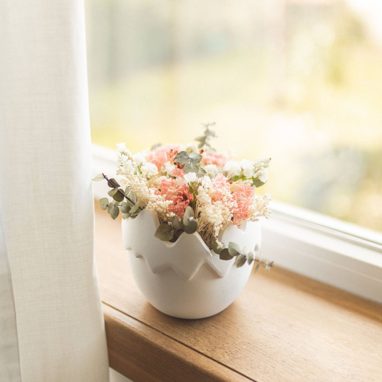 Huevo con Flores